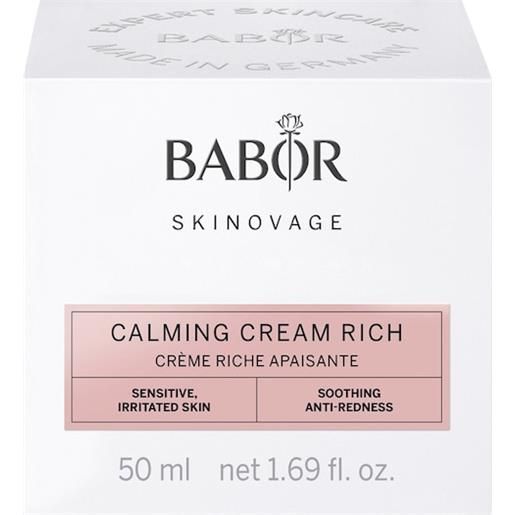 BABOR cura del viso skinovage calming cream rich