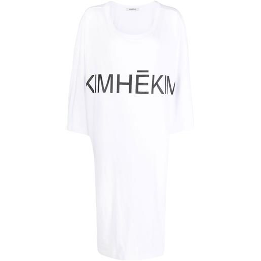 Kimhekim abito con stampa - bianco