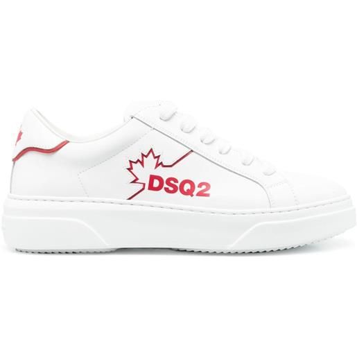 Dsquared2 sneakers con stampa - bianco