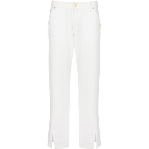 Balmain jeans dritti - bianco