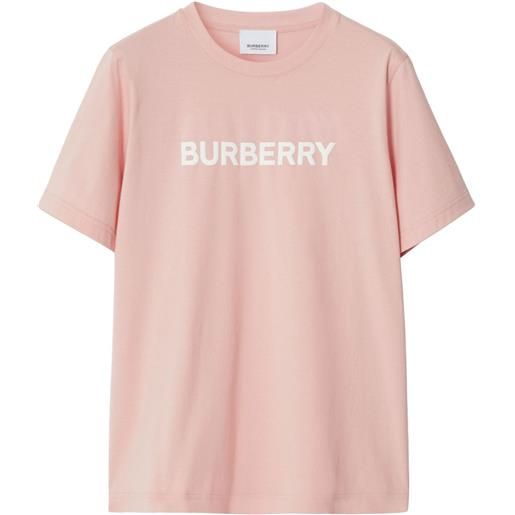 Burberry t-shirt con stampa - rosa