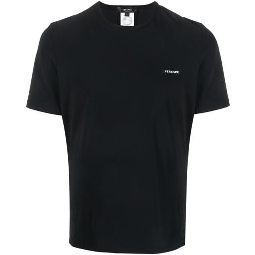 Versace t-shirt con applicazione - nero