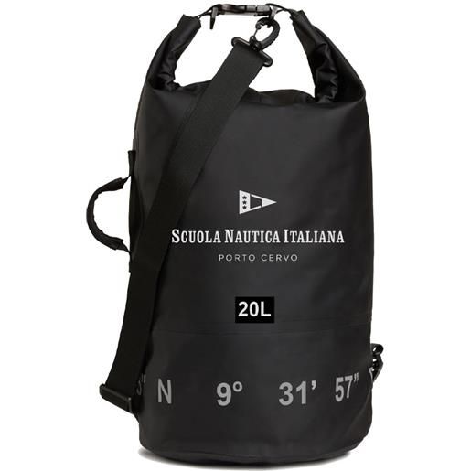 Scuola nautica italiana - zaino dry bag black