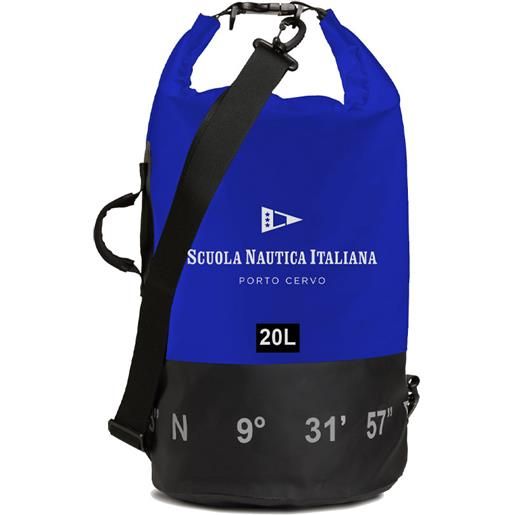 Scuola nautica italiana - zaino dry bag bluette