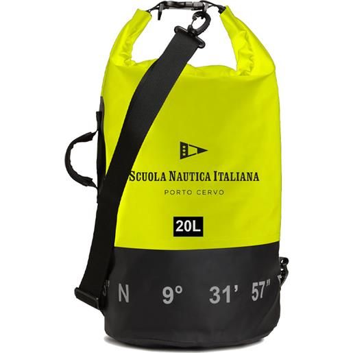 Scuola nautica italiana - zaino dry bag giallo