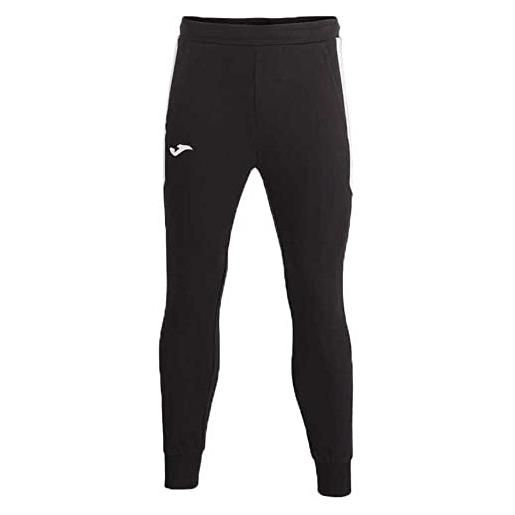 Joma pantaloni lunghi comfort ii, nero bianco, 4xs unisex-adulto