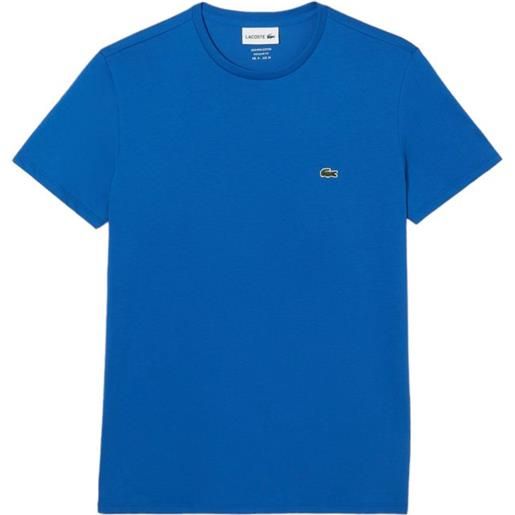 LACOSTE t-shirt classic in pima uomo eletric blue