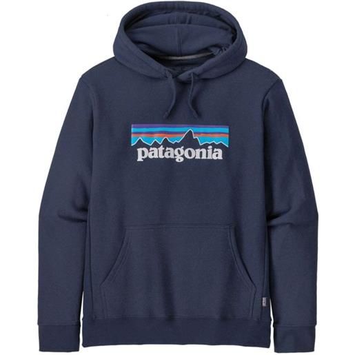 PATAGONIA maglia p-6 logo uprisal hoody new navy