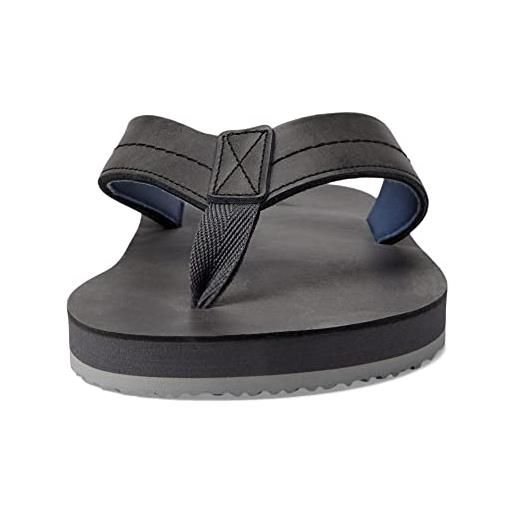Hurley one and only leather sandal, infradito uomo, marrone, 44 eu