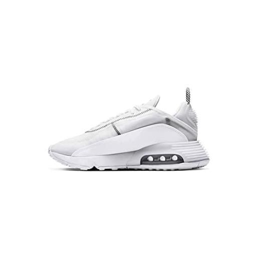 Nike w air max 2090, scarpe da corsa donna, white/black-wolf grey, 38.5 eu