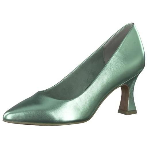 MARCO TOZZI donna 2-2-22420-20, scarpe décolleté, verde metallizzato, 38 eu