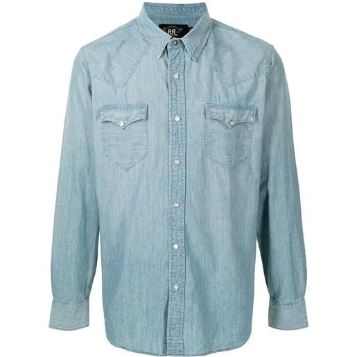 Ralph Lauren RRL camicia denim - blu