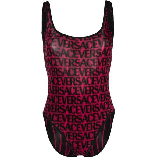 Versace costume intero reversibile - rosa