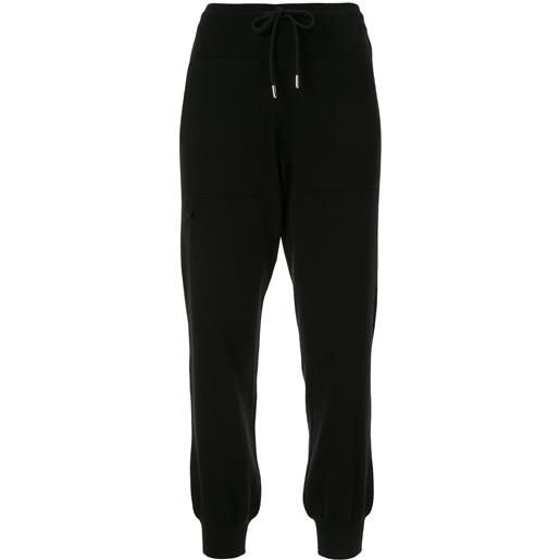 Barrie joggers con coulisse - nero