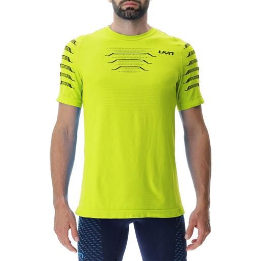 Uyn padel series short sleeve t-shirt verde s uomo