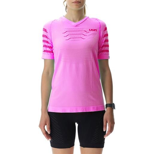 Uyn padel series short sleeve t-shirt rosa xs donna