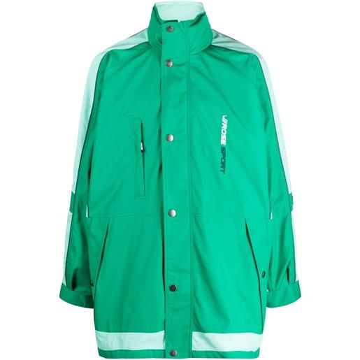 Martine Rose giacca con ricamo - verde
