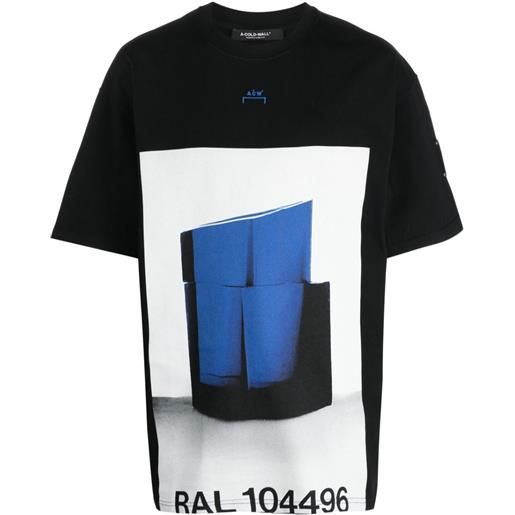 A-COLD-WALL* t-shirt con stampa grafica - nero