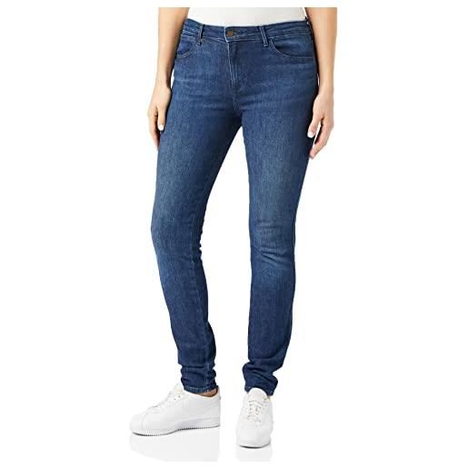 Wrangler skinny jeans, blu (footloose), 31w / 34l donna