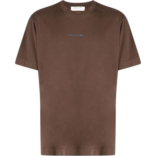 1017 ALYX 9SM t-shirt girocollo con stampa - marrone