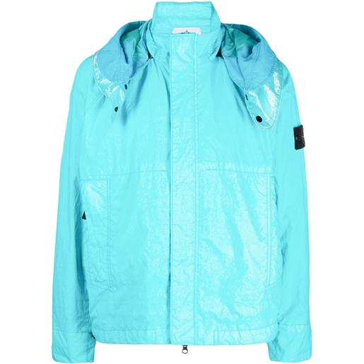 Stone Island giacca leggera con cappuccio - blu