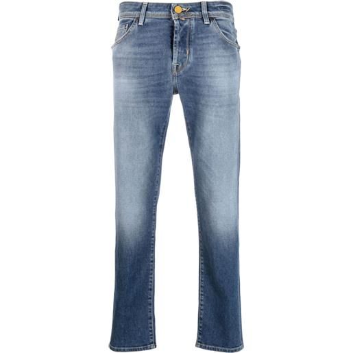 Jacob Cohën jeans slim con applicazione - blu