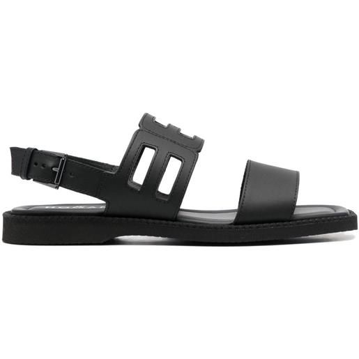 Hogan sandali con dettaglio cut-out - nero