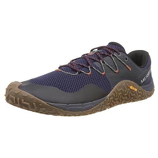 Merrell guanto trail 7, scarpe da ginnastica uomo, gomma di lichene, 41.5 eu