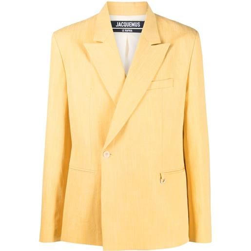 Jacquemus blazer la veste madeiro - giallo
