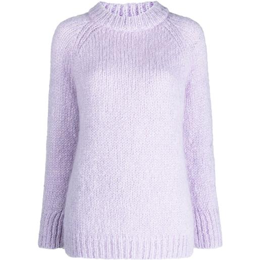 Cecilie Bahnsen maglione indira girocollo - 187 lavender