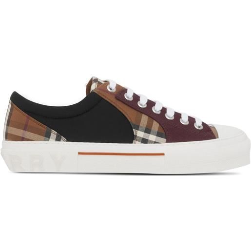 Burberry sneakers vintage check patchwork - marrone