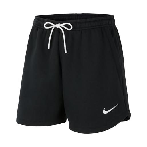 Nike team club 20 short women pantaloncini eleganti, ossidiana/bianco/bianco, xl donna