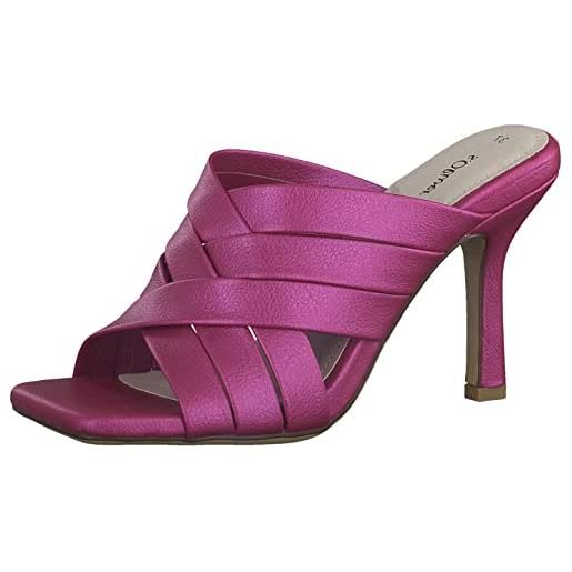 s.Oliver 5-5-27205-20, sandali con tacco donna, rosa (pink metallic), 37 eu