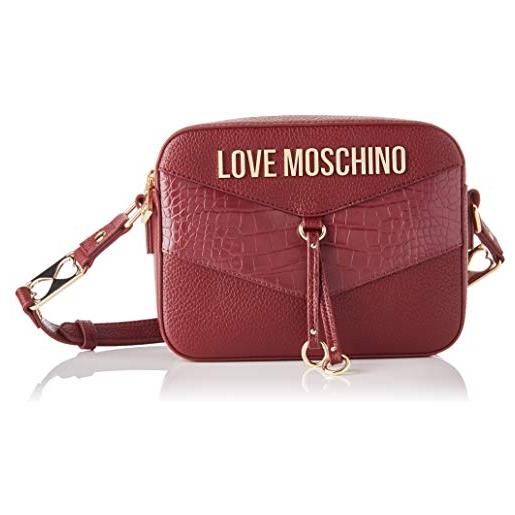Love Moschino jc4288pp0bkp1, borsa a spalla donna, rosso, normale