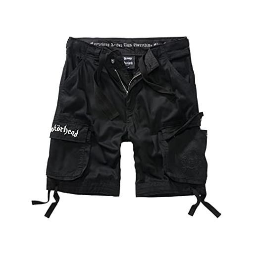 Brandit 61010-2-3xl pantaloncini, black, normal uomo