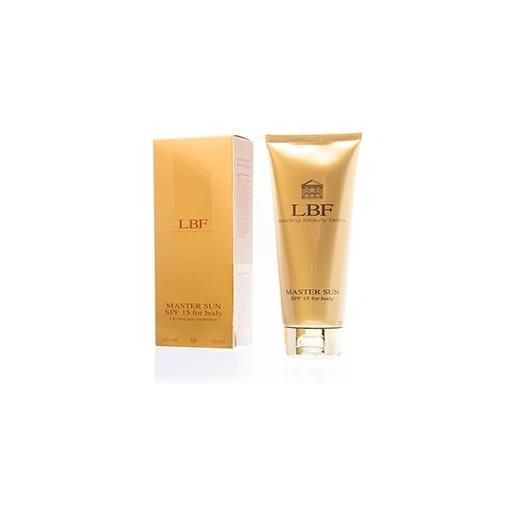 Lbf Cosmetics master sun spf 15 body - crema solare corpo 200 ml