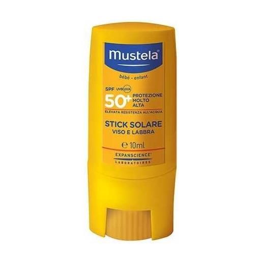 MUSTELA stick solare - protezione molto alta spf50+ per viso e labbra 10 ml