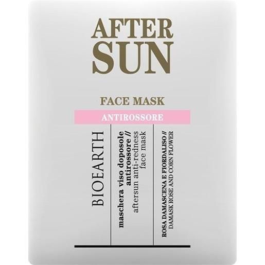 BIOEARTH after sun face mask - maschera viso doposole antirossore 15 ml