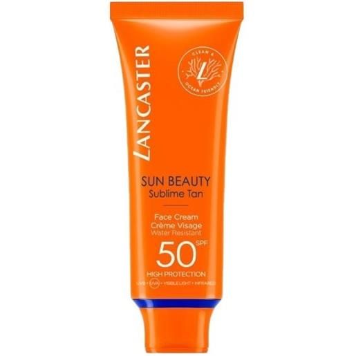 LANCASTER sun beauty spf50 - crema abbronzante viso 50 ml