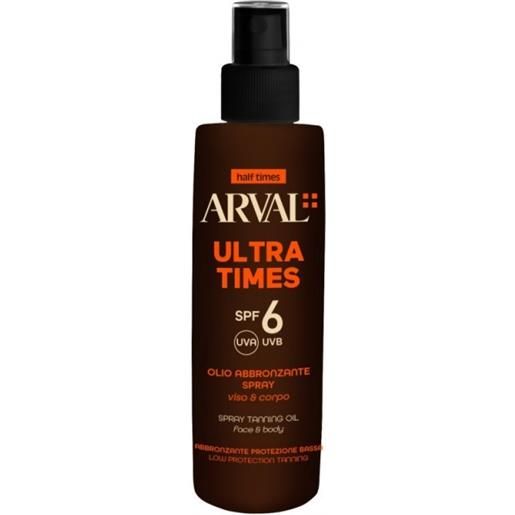 Arval ultra times spf6 - olio abbronzante 125 ml