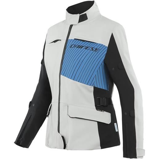 DAINESE - giacca tonale d-dry xt lady glacier-gray / performance-blue / nero