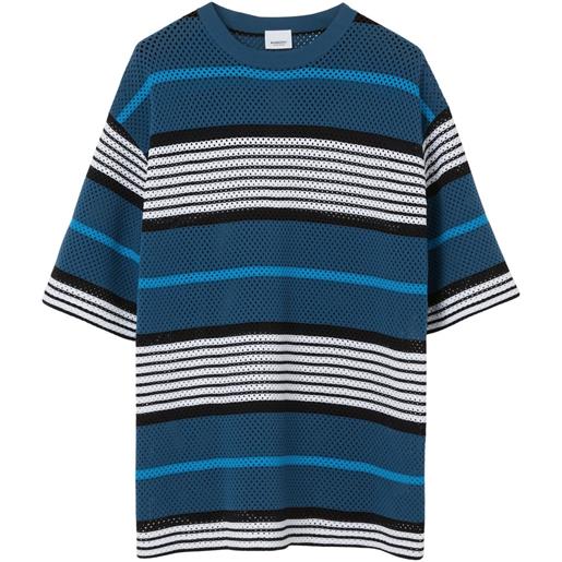 Burberry t-shirt oversize - blu