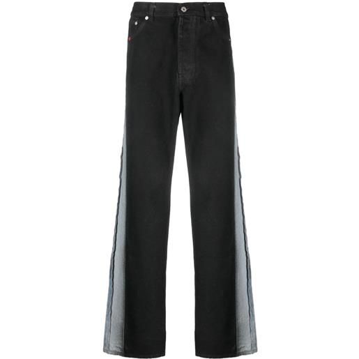 Heron Preston jeans dritti con dettaglio cuciture - nero