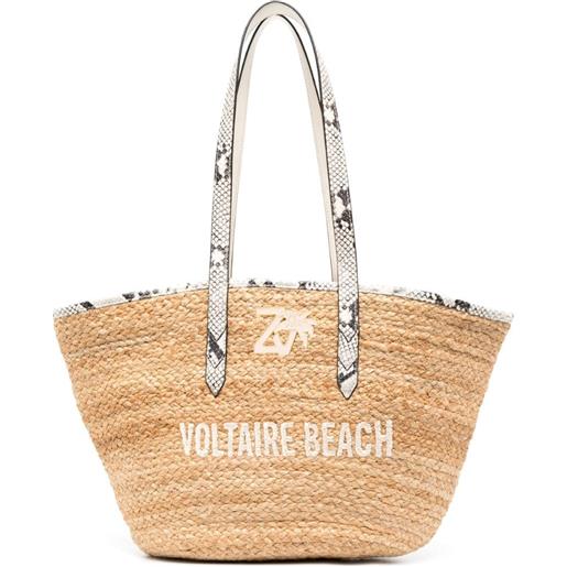 Zadig&Voltaire borsa da spiaggia le beach voltaire - toni neutri