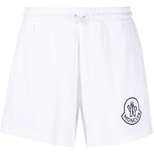 Moncler shorts con coulisse - bianco