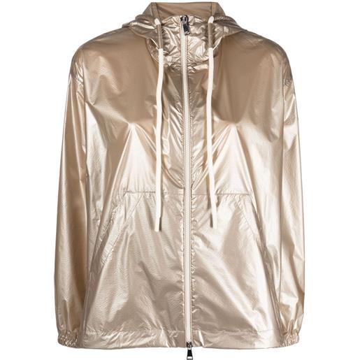 Moncler giacca tazenat con cappuccio - oro