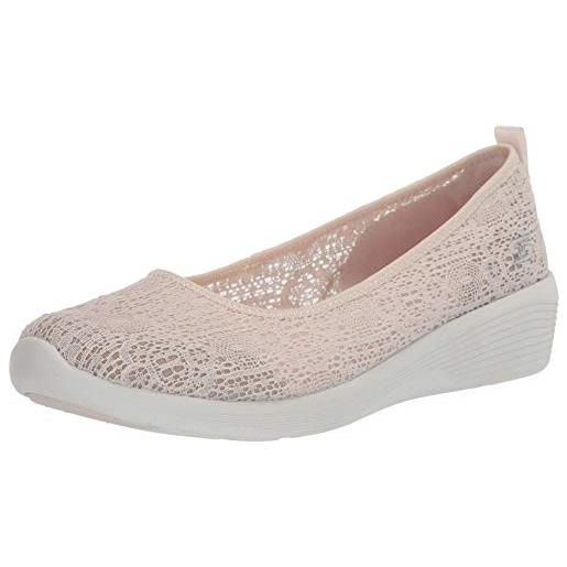 Skechers arya - airy days, ballerine donna, nero, 36 eu