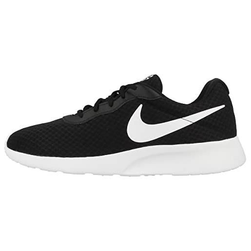 Nike tanjun, scarpe da ginnastica uomo, bianco white black barely volt, 43 eu