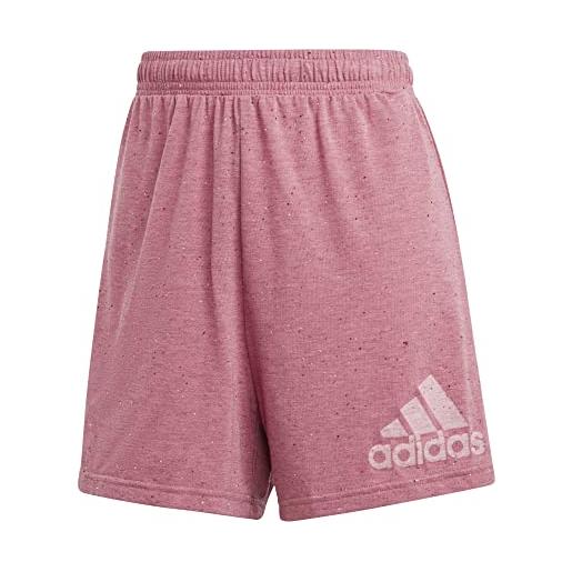 Adidas ic0467 w winrs short pantaloncini donna pink strata mel. /white taglia s