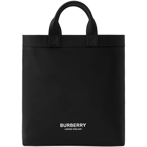 Burberry logo-print artie tote bag - nero